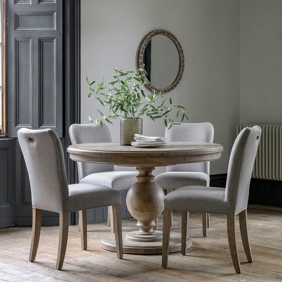 Vancouver Round Ext Dining Table Gallery Direct Homebound